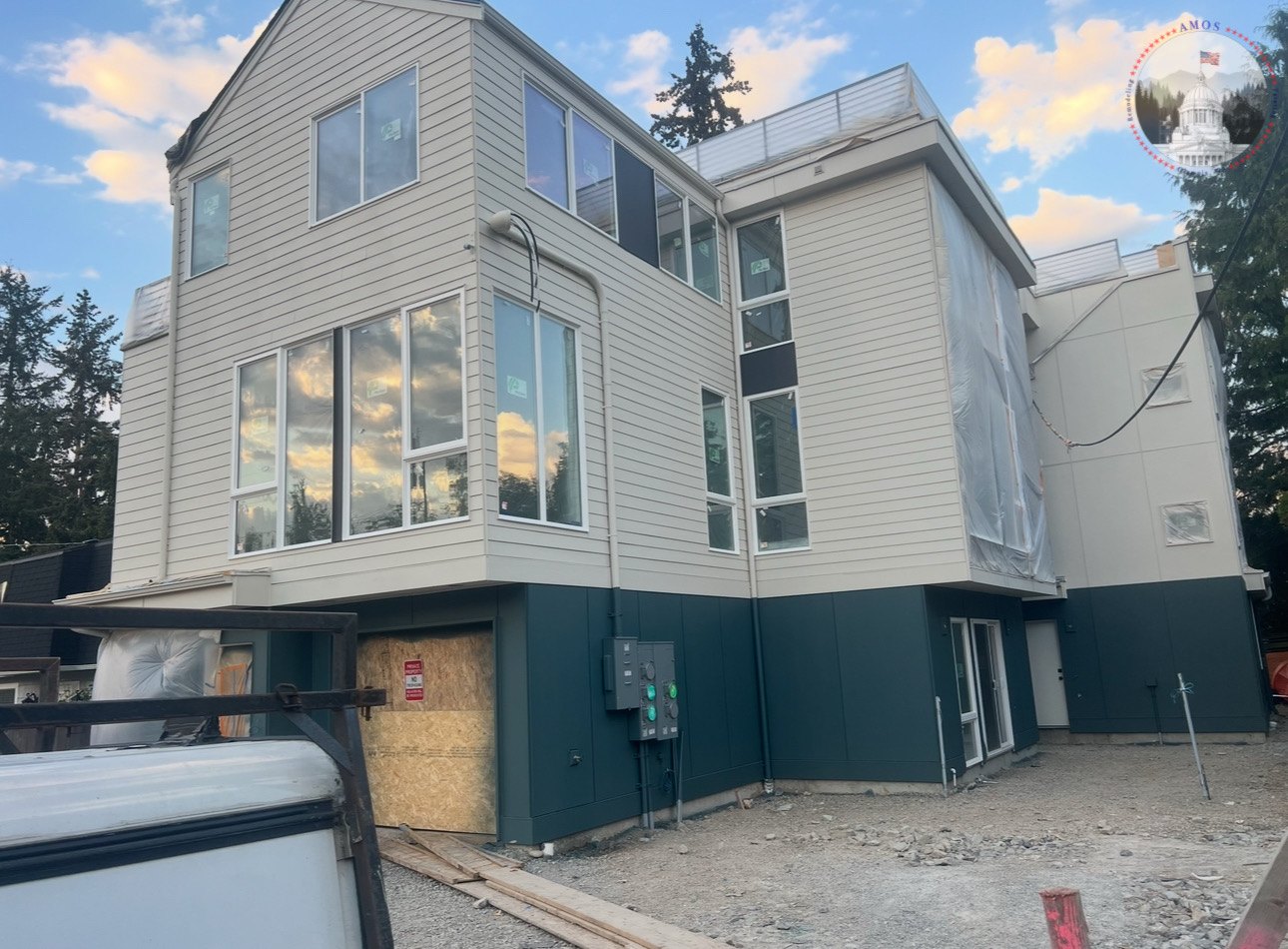 Exterior project after painting
